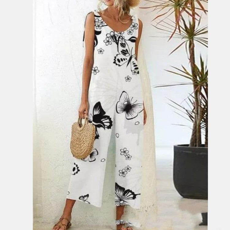Boho Suspender Jumpsuit